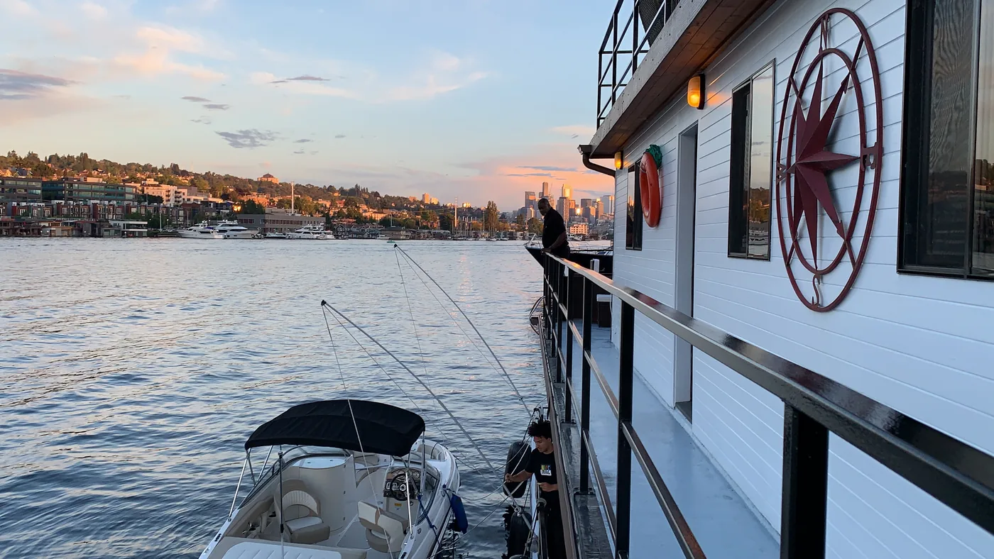 The KevLin. Lake Union, Seattle. — Hands up was not a metaphor. It was an address.